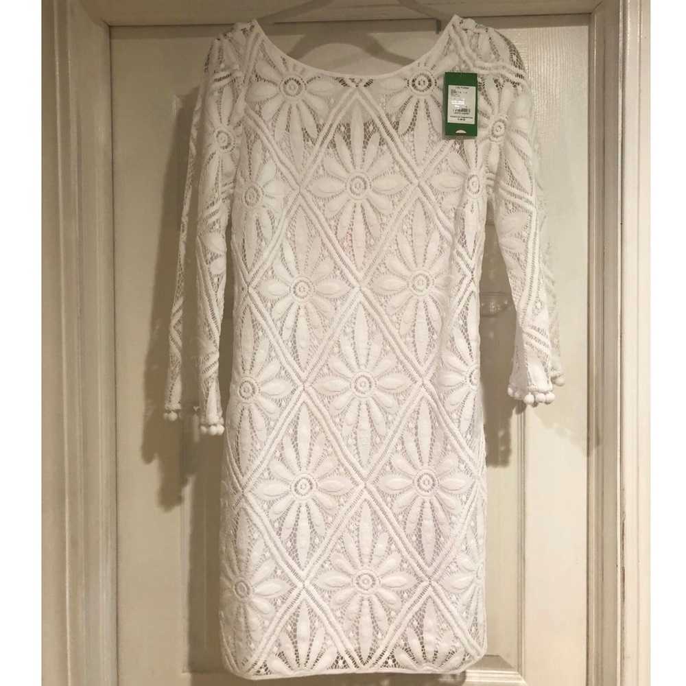 NWT Lilly Pulitzer white lace dress - Picture 2 of 5